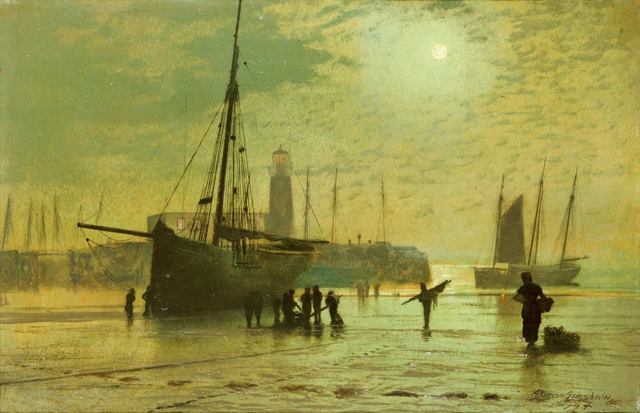 Il faro di Scarborough, 1877